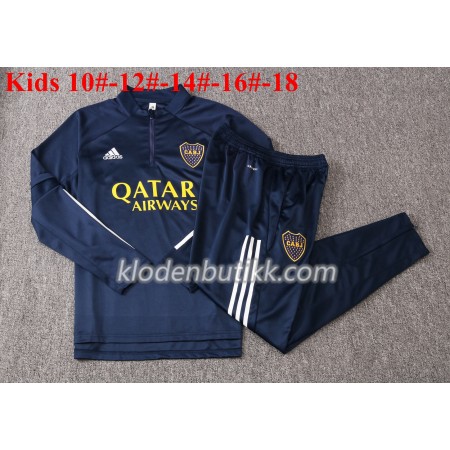 Boca Juniors 2020-2021 Barn Trenings Collegegenser Set M001